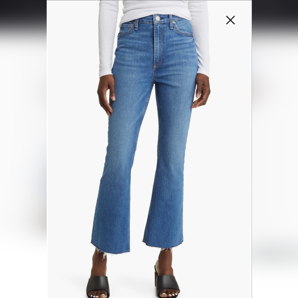 New Casey High-rise Ankle Flare Jeans | Size 32